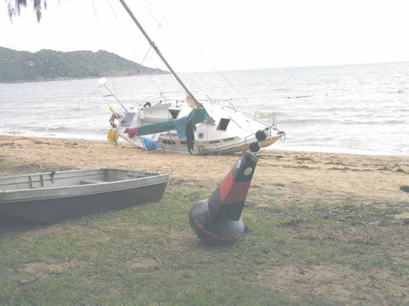 Island, Horseshoe Bay cops the storm
